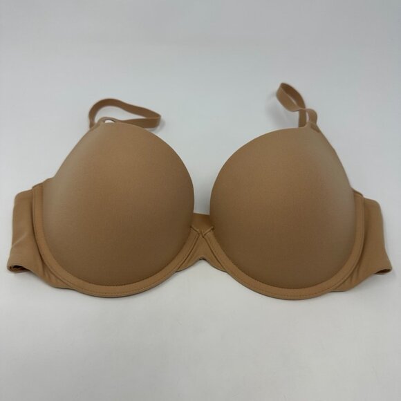 NWT SKIMS Fits Everybody Push Up Tshirt Bra in shade OCHRE size 36DD - Picture 3 of 5